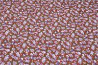 Ткань плательно-блузочная штапель, Maks Style, вискоза 100%, цветочный принт, арт. MS-1180 D-6