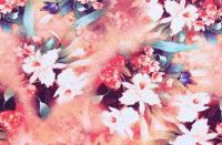 Ткань плательно-блузочная штапель, Maks Style, вискоза 100%, цветочный принт, арт. MS-2547 D-8