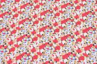 Ткань плательно-блузочная шифон, Maks Style, цветочный принт, арт. MS- 1234 D-23 C-1