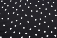 Ткань плательно-блузочная шифон, Maks Style, листья, арт MS- 1242 D-9 C-1