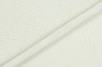 Ткань плательно-костюмная лён вискоза хлопок однотонный, Maks Style, цвет белый, арт. MS- 1160 D-2