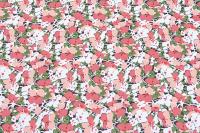 Ткань плательно-блузочная шифон, Maks Style, цветочный принт, арт. MS- 1234 D-31 C-1