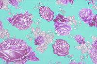 Ткань плательно-блузочная шифон,  Maks Style, цветочный принт, арт 3778 D-1009990 C-1