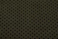 Ткань плательно-блузочная штапель, Maks Style, вискоза 100%, хаки принт горох, арт. MS- 1146 D-28 С-2