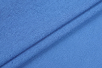 Ткань плательно-костюмная лён вискоза хлопок однотонный, Maks Style, цвет синий, арт. MS- 1160 D-8