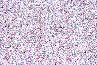 Ткань плательно-блузочная штапель, Maks Style, вискоза 100%, цветочный принт сиреневый, арт. MS- 2201 D-27