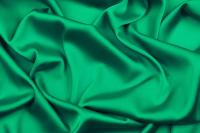 Ткань плательно-блузочная однотонная Армани шелк, Maks Style, цвет зеленый, арт 1132 D-22