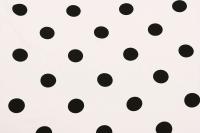 Ткань плательно-блузочная штапель, Maks Style, вискоза 100%, горох, арт. MS- 1187 D-39 С-2