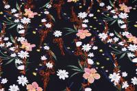 Ткань плательно-блузочная штапель, Maks Style, вискоза 100%, цветочный принт, арт. MS-1237 D-LZD621084 C-1