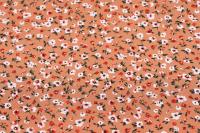 Ткань плательно-блузочная штапель, Maks Style, вискоза 100%, цветочный принт, арт. MS-1197 D-17