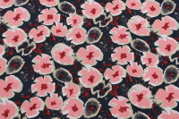Ткань плательно-блузочная шифон, Maks Style, цветочный принт, арт. 4197-19 D-117846
