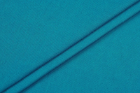 Ткань плательно-костюмная лён вискоза хлопок однотонный, Maks Style, цвет бирюзовый, арт. MS- 1160 D-29