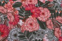 Ткань плательно-блузочная шифон, Maks Style, цветочный принт, арт. C20013A D1016513 C-F