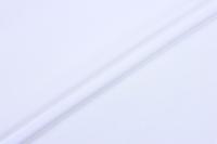 Ткань плательно-блузочная штапель однотонный, Maks Style, вискоза 100%, цвет белый, арт. MS- 2453 D-1