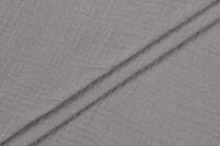 Ткань плательно-блузочная муслин однотонный, Maks Style, хлопок 100%, цвет серый, арт. 1162 D-16