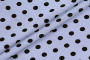 Ткань плательно-блузочная штапель, Maks Style, вискоза 100%, фиолетовый принт горох, арт. MS- 1146 D-28 С-4