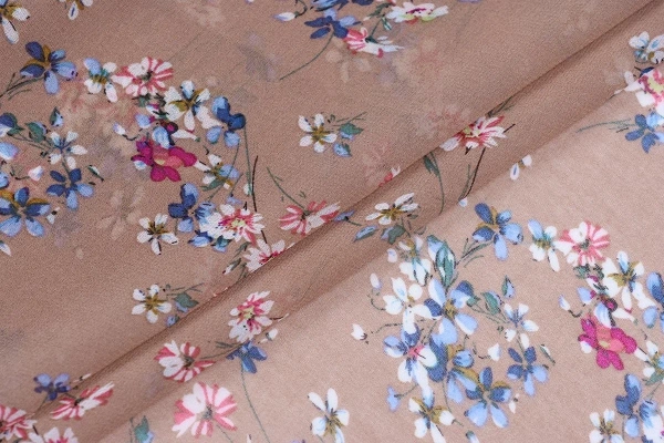 Ткань плательно-блузочная шифон, Maks Style, арт MS- 1242 D-3 C-3