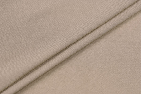 Ткань плательно-блузочная штапель однотонный, Maks Style, вискоза 100%, цвет бежевый, арт. MS- 2453 D-28