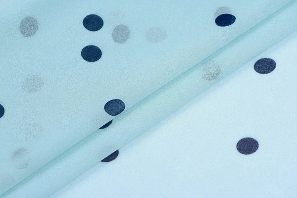 Ткань плательно-блузочная шифон, Maks Style, горох, арт MS- 1241 D-B09Z3392 C-2