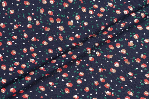 Ткань плательно-блузочная штапель, Maks Style, вискоза 100%, цветочный принт, арт. MS-1146 D-25-1