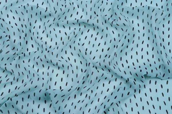 Ткань плательно-блузочная шифон, Maks Style, камушки арт. MS- 1195 D-10 C-1