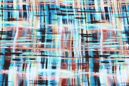 Ткань плательно-блузочная штапель, Maks Style, вискоза 100%, абстракция акварель, арт. MS- 1146 D-15