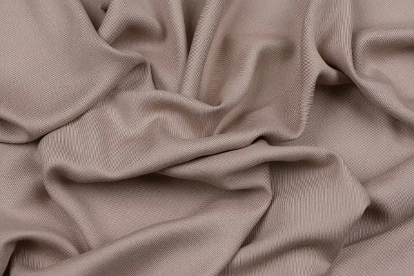 Ткань плательно-блузочная вискоза твил однотонный, Maks Style, вискоза 100%, цвет бежевый, арт. 2881 D-13