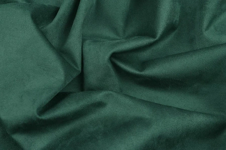 Ткань костюмная замша однотонная, Maks Style, цвет изумрудный, арт. MS- 3248 D-7