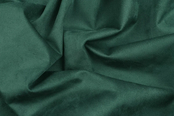 Ткань костюмная замша однотонная, Maks Style, цвет изумрудный, арт. MS- 3248 D-7