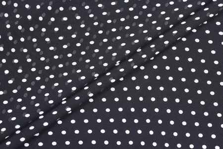 Ткань плательно-блузочная шифон, Maks Style, горох, арт MS- 1234 D-LS210578-1D C-4