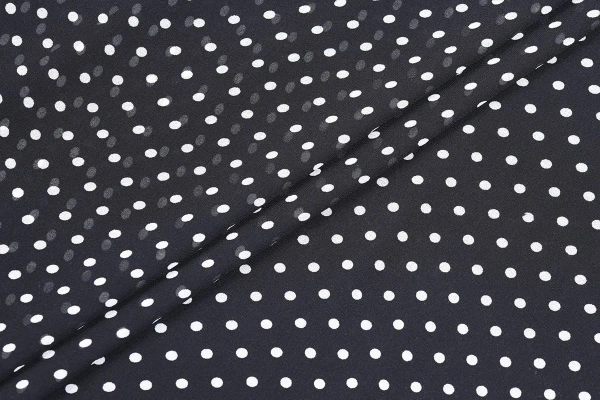 Ткань плательно-блузочная шифон, Maks Style, горох, арт MS- 1234 D-LS210578-1D C-4