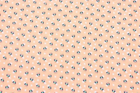 Ткань плательно-блузочная шифон, Maks Style, совы, арт. 2493 D-16 C-1