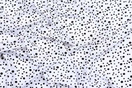 Ткань плательно-блузочная штапель, Maks Style, вискоза 100%, горох, арт. 1146 D-32 С-2