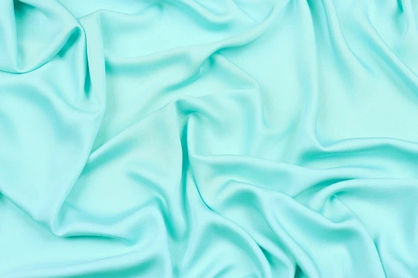 Ткань плательно-блузочная вискоза сатин однотонный, Maks Style, вискоза 100%, цвет белый, арт. MS- 1156 D-9