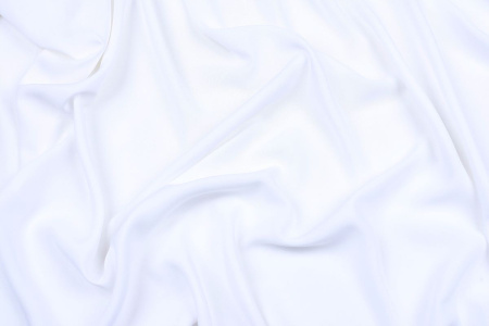 Ткань плательно-блузочная штапель однотонный, Maks Style, вискоза 100%, цвет белый, арт. MS- 2453 D-1