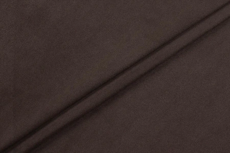 Ткань костюмная замша однотонная, Maks Style, цвет коричневый, арт. MS- 3248 D-11 А