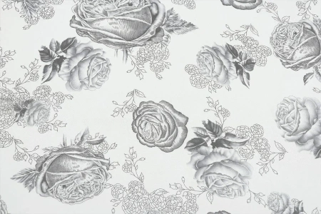 Ткань плательно-блузочная шифон,  Maks Style, цветочный принт, арт 3778 D-1009990 C-3