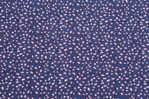 Ткань плательно-блузочная штапель, Maks Style, вискоза 100%, горох, арт. MS- 1233 D-13