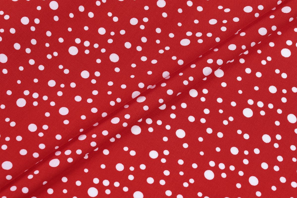 Ткань плательно-блузочная штапель, Maks Style, вискоза 100%, горох, арт. 1146 D-32 С-6