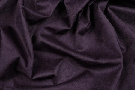 Ткань костюмная замша однотонная, Maks Style, цвет фиолетовый, арт. MS- 3248 D-8