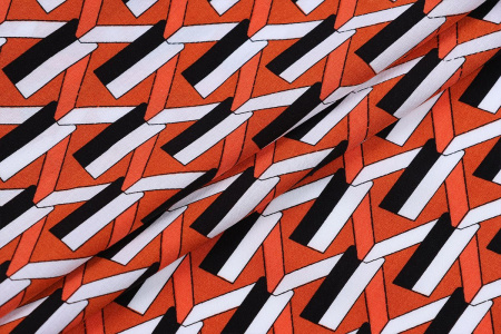 Ткань плательно-блузочная штапель, Maks Style, вискоза 100%,fashion, арт. MS- 1215 D-2