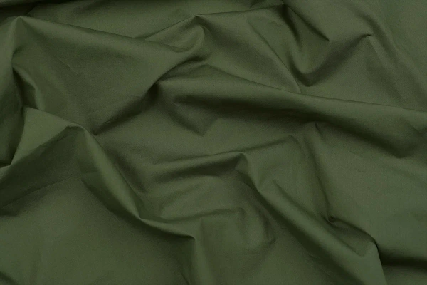 Ткань плательно-блузочная хлопок поплин однотонный, Maks Style, хлопок 100%, цвет оливковый, арт. 1159 D-11