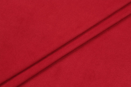 Ткань костюмная замша однотонная, Maks Style, цвет красный, арт. MS- 3248 D-6