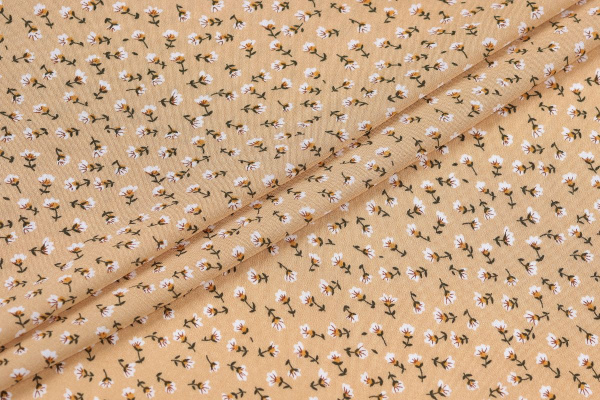 Ткань плательно-блузочная штапель, Maks Style, вискоза 100%, цветочный принт, арт. MS-2201 D-29