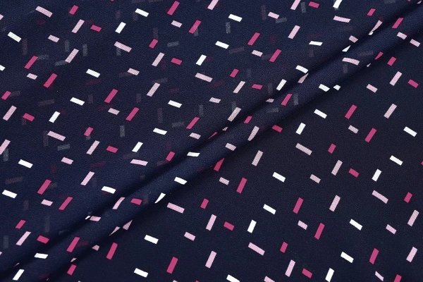 Ткань плательно-блузочная шифон, Maks Style, полоски арт MS- 1241 D-B04Z3472 C-1