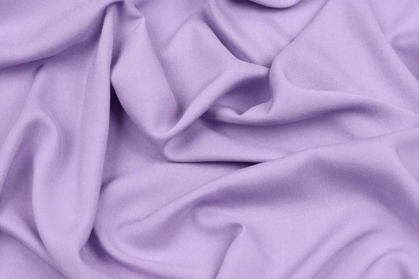 Ткань плательно-блузочная штапель однотонный, Maks Style, вискоза 100%, цвет сиреневый, арт. MS- 2453 D-19