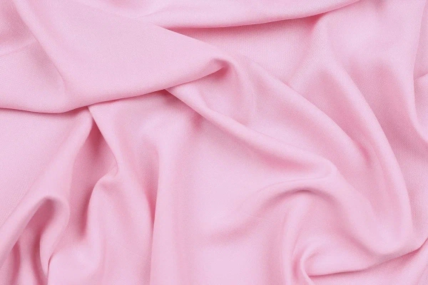 Ткань плательно-блузочная штапель однотонный, Maks Style, вискоза 100%, цвет розовый, арт. MS- 2453 D-7