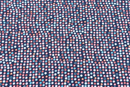 Ткань плательно-блузочная штапель, Maks Style, вискоза 100%, горох, арт. MS- 1233 D-17