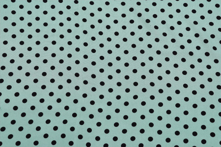 Ткань плательно-блузочная штапель, Maks Style, вискоза 100%, зеленый принт горох, арт. MS- 1146 D-28 С-1