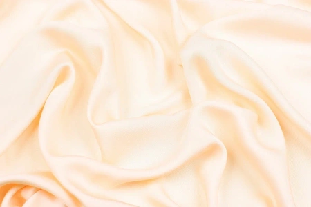 Ткань плательно-блузочная вискоза сатин однотонный, Maks Style, вискоза 100%, цвет белый, арт. MS- 1156 D-3